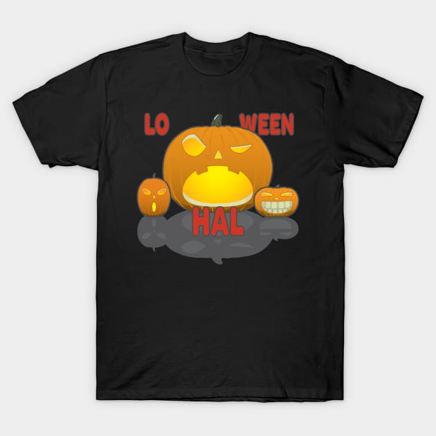 Halloween Pumpkins T-Shirt by RCLWOW